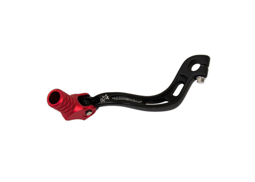 Hammerhead Shifter has 3 tip length options 0 Tip is approx. -5mm shorter than stock shifter 10 tip is approx. +5mm longer than stock shifter 20 tip is approx. +15mm longer than stock shifter all H-D shift tips sit +20mm (3/4") wider than stock shift tip For riders wanting the shift tip located wider &/or easier to reach Forged shift shaft with replaceable knurled, red billet tip Picture of silver shifter is stock Beta for comparison Hammerhead products are designed & Made in USA Hammerhead Shifter has 3 tip length options 0 Tip is approx. -5mm shorter than stock shifter 10 tip is approx. +5mm longer than stock shifter 20 tip is approx. +15mm longer than stock shifter all H-D shift tips sit +20mm (3/4") wider than stock shift tip For riders wanting the shift tip located wider &/or easier to reach Forged shift shaft with replaceable knurled, red billet tip Picture of silver shifter is stock Beta for comparison Hammerhead products are designed & Made in USA