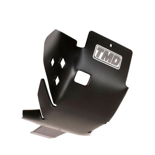 TMDesigns Skidplate w/ Linkguard, 18-19 2T, Black TM Designs Composite Skid plate with Link Guard TMD's Nylon composite formula utilizes silicone compounds Silicone additive ensures skid plate slides easily over rock/logs/dirt Integrated Link guard is highly effective linkage protection for off-road riding TMD's higher side coverage protects vital engine parts & cases TMD products are designed & Made in USA Installation Instructions included Fits 2018-2019 250/300 RR 2-stroke, available in Black or Red TMDesigns Skidplate w/ Linkguard, 18-19 2T, Black TM Designs Composite Skid plate with Link Guard TMD's Nylon composite formula utilizes silicone compounds Silicone additive ensures skid plate slides easily over rock/logs/dirt Integrated Link guard is highly effective linkage protection for off-road riding TMD's higher side coverage protects vital engine parts & cases TMD products are designed & Made in USA Installation Instructions included Fits 2018-2019 250/300 RR 2-stroke, available in Black or Red