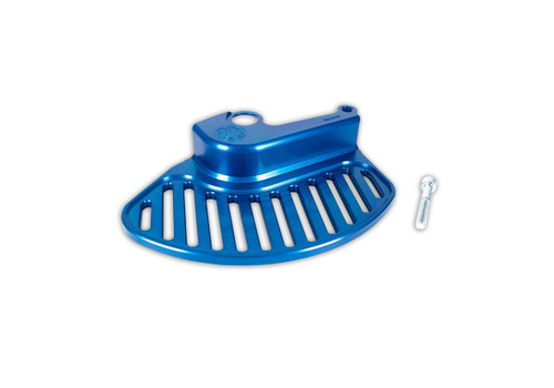 Front Brake Disc Guard, 2019+, Red Heavy-Duty Billet Aluminum design Protect the front disc from impacts Available in raw silver, or anodized Red, Black, or Blue Front Brake Disc Guard, 2019+, Red Heavy-Duty Billet Aluminum design Protect the front disc from impacts Available in raw silver, or anodized Red, Black, or Blue