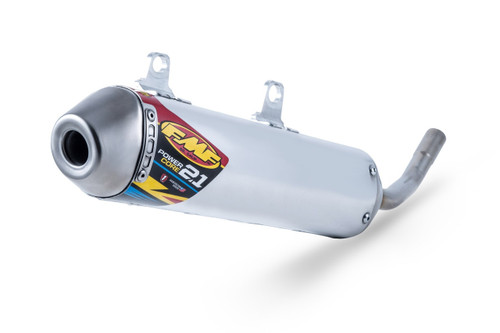 FMF TurbineCore 2.1, 200/250cc Delivers smooth, linear power, lighter weight, & increased performance Built with a full stainless mid-pipe, end cap, & an aluminum canister USFS Approved spark arrestor won't clog or restrict exhaust flow Increased canister volume with more sound absorption material Designed & made in the USA For off Road Use Only. FMF TurbineCore 2.1, 200/250cc Delivers smooth, linear power, lighter weight, & increased performance Built with a full stainless mid-pipe, end cap, & an aluminum canister USFS Approved spark arrestor won't clog or restrict exhaust flow Increased canister volume with more sound absorption material Designed & made in the USA For off Road Use Only.