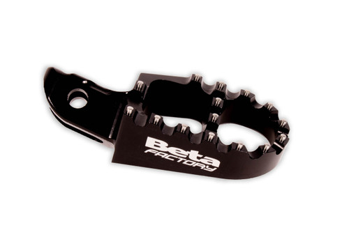 Beta Racing Billet Footpegs, 2020+ The Beta Racing Billet Aluminum footpegs provide better support and great amounts of traction. Featuring a wider base and longer studs. Fits all 2020+ RR/RR-S models Beta Racing Billet Footpegs, 2020+ The Beta Racing Billet Aluminum footpegs provide better support and great amounts of traction. Featuring a wider base and longer studs. Fits all 2020+ RR/RR-S models