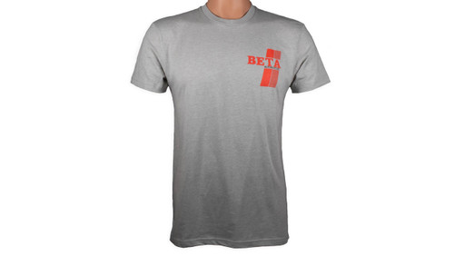 Beta Motor Retro Tee in Silk. Super soft 60/40 ring spun polyester jersey. Beta Racing on the front and Beta "B" on the back. Available in Small, Medium, Large, Extra Large, 2XL. Beta Motor Retro Tee in Silk. Super soft 60/40 ring spun polyester jersey. Beta Racing on the front and Beta "B" on the back. Available in Small, Medium, Large, Extra Large, 2XL.