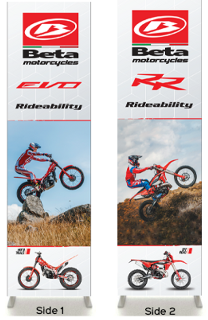 Beta Motorcycles Graphic Banners, RR 2 Stroke & Evo Beta Motorcycles Graphic Banners, RR 2 Stroke & Evo