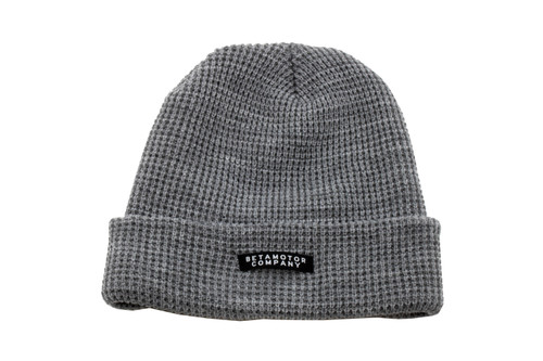 Built for cold weather!  the Beta Motor acrylic waffle style beanie comes in heather grey.  Featuring a hand stitched Beta Motor tag on the front  One size fits all!