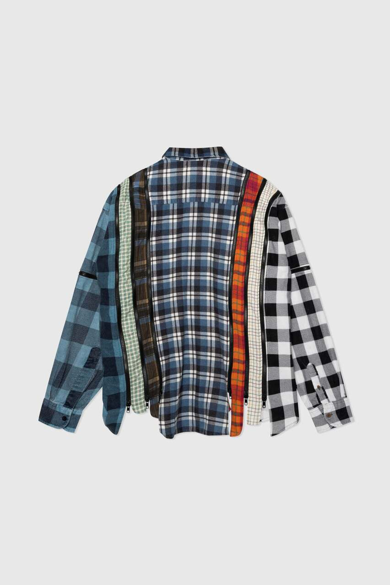 Needles Flannel 7 Cuts Zipped Wide Shirt Assorted - Calico Club