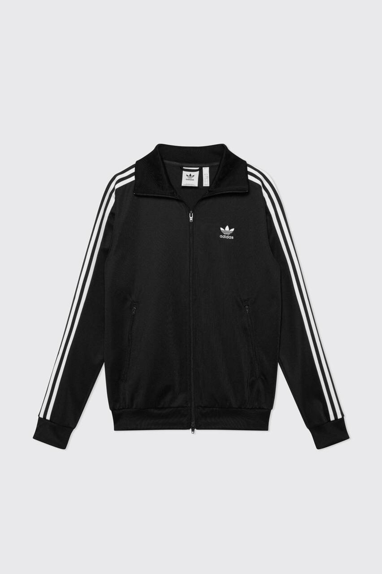 Adidas beckenbauer deals track top black