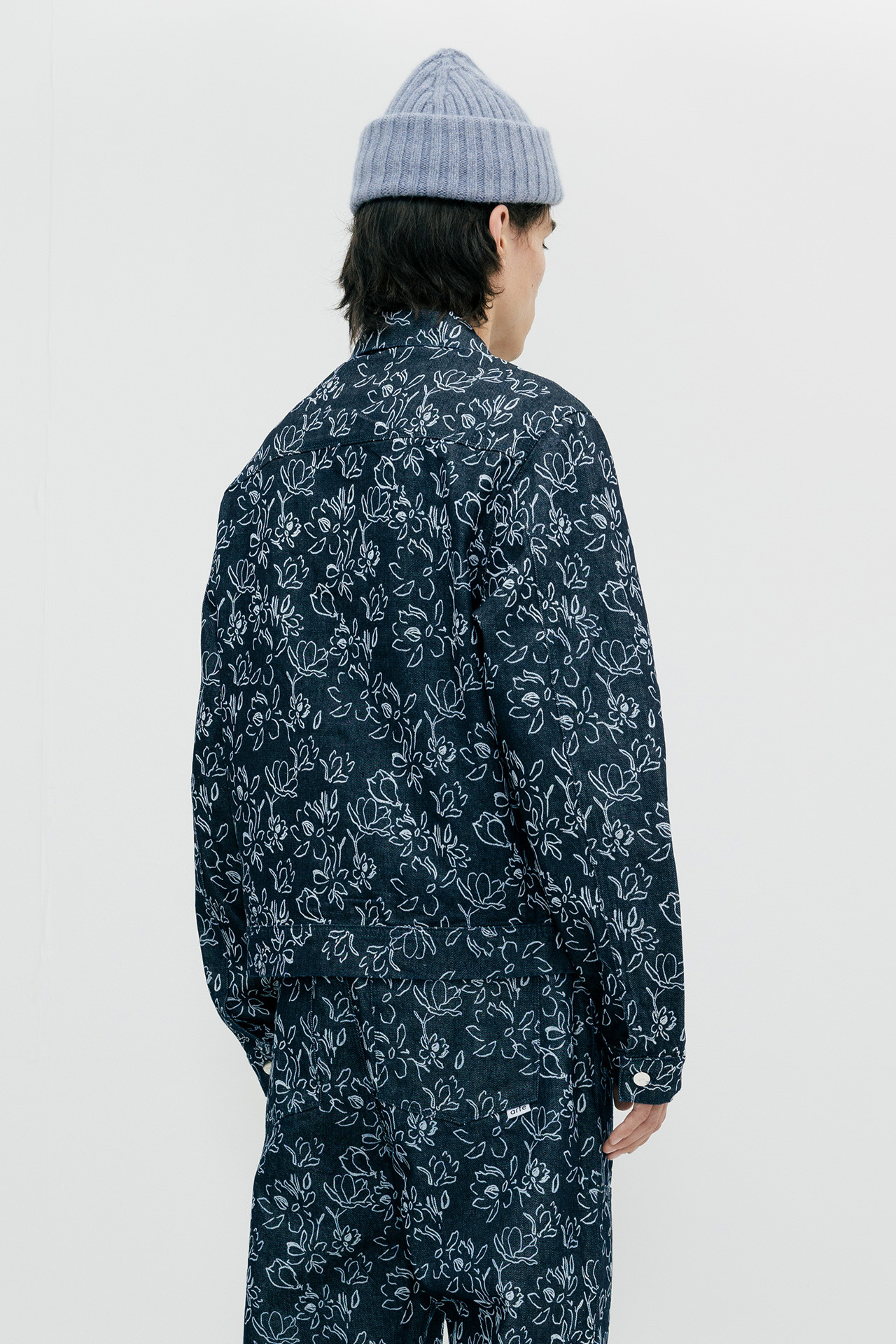 ARTE Antwerp Jones All Over Jacket Navy/Cream - Baretta The Hague