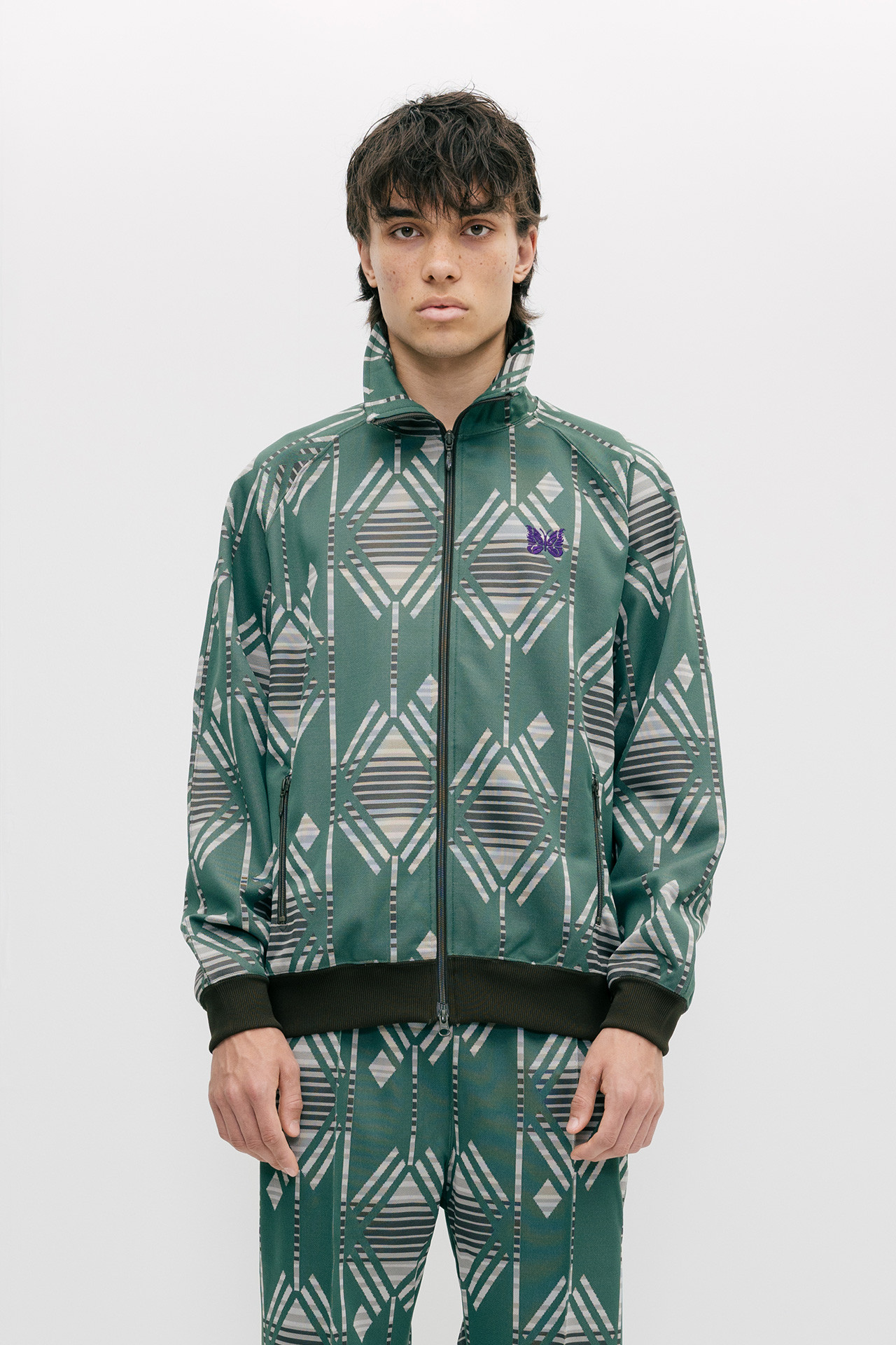 Needles Track Jacket Poly Jq. Native - Calico Club