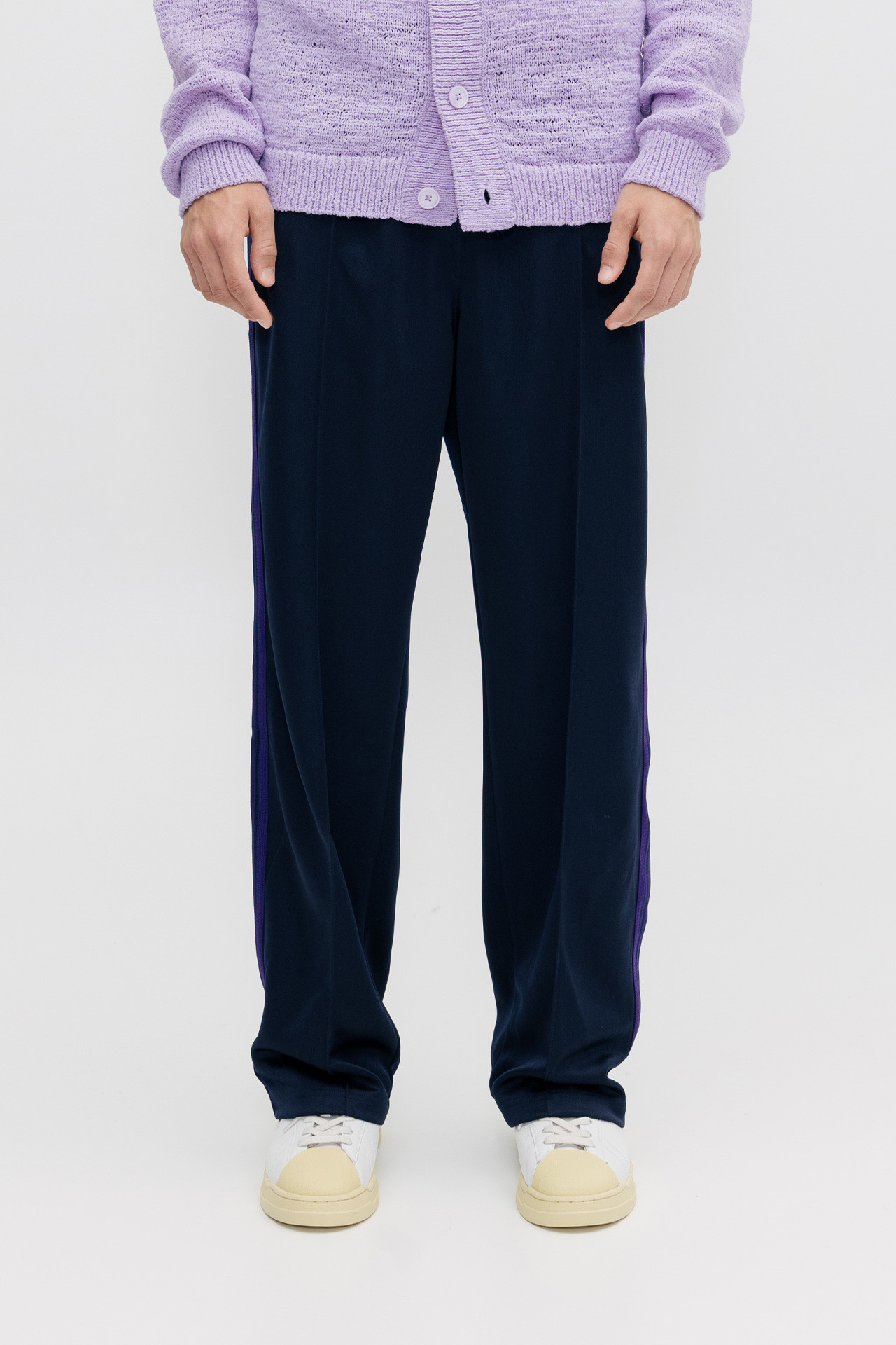 Needles Track Pant Poly Smooth Navy - Calico Club