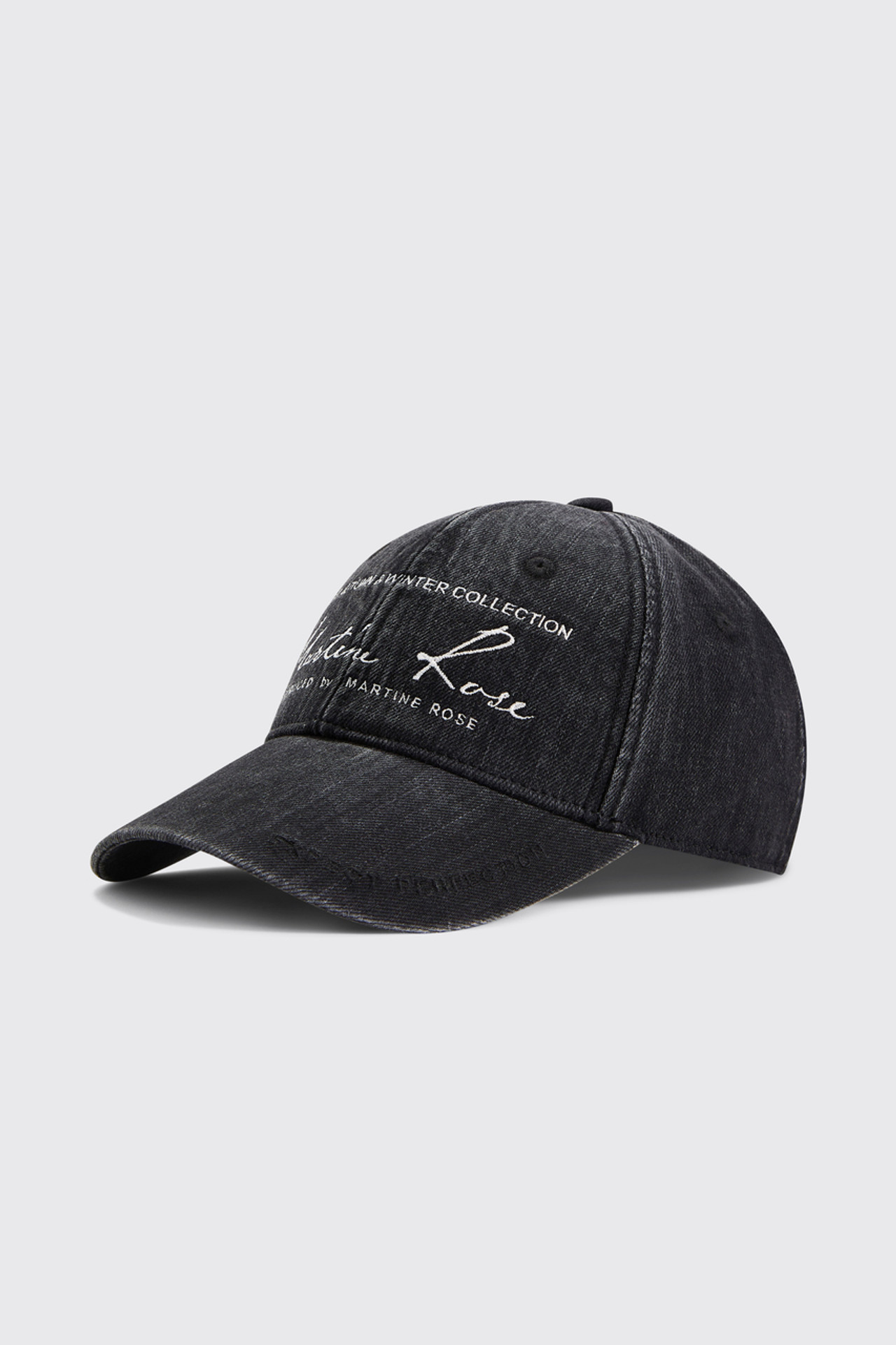 Martine Rose Signature Cap Washed Black - Calico Club