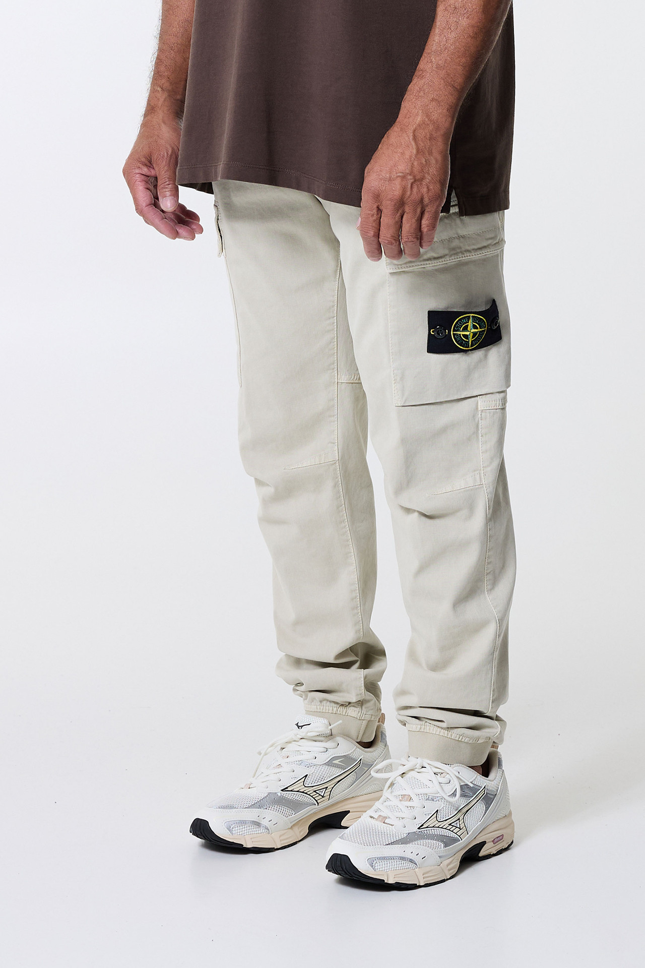Stone Island Pantalone Regular Tapered Plaster - Calico Club