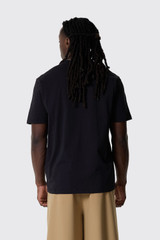 C.P. Company 30/1Jersey Logo Patch T-Shirt 18CMTS031A Total Eclipse/Blue