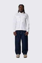 C.P. Company Metropolis Gabardine LS hirt Gauze White