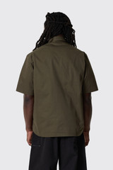 C.P. Company Metropolis Gabardine SS Shirt Ivy Green