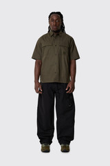 C.P. Company Metropolis Gabardine SS Shirt Ivy Green