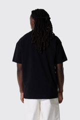 Flaneur Floral Watercolor T-Shirt F15031 Black Pink