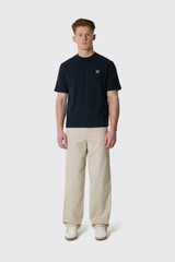 JW Anderson Button Detail Straight Leg Trousers Light Grey/Beige