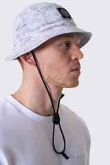 Stone Island S0143 Bucket Hat Pearl Grey