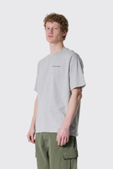 POP Trading Company Trading Reflective Logo T-Shirt POPSS25_02-011 Grey htr