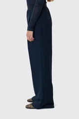 Stockholm Surfboard Club Relaxed Fit Trousers Elaine U5000019 Navy