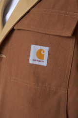 Junya Watanabe MAN x Carhartt Canvas Jacket Beige x Brown