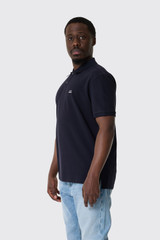 C.P. Company Stretch Piquet Short Sleeve Polo 18CMPL065A Total Eclipse