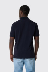 C.P. Company Stretch Piquet Short Sleeve Polo 18CMPL065A Total Eclipse