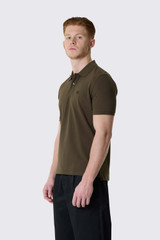 C.P. Company Stretch Piquet Short Sleeve Polo 18CMPL065A Ivy Green 