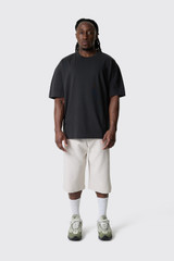 Applied Art Forms Oversized T-Shirt 100040 Charcoal