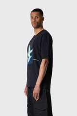 OAMC Peacemaker Dark Flower S/S T-Shirt PCM1OT02FJE002 Black