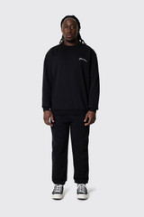 Flaneur Signature Sweatpants FSWP069 999 Black