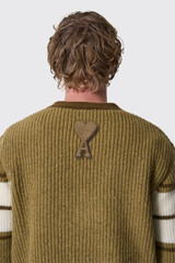 AMI Paris Paris HKC358 College H25HKC358.KN0111 Vert Lichen