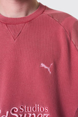 Puma Kidsuper Crew Dark Crimson