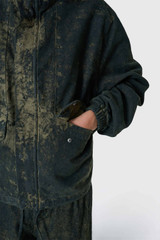 Arte Antwerp All-over Paint Jacket AW25-142j Green