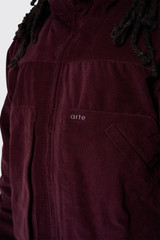 Arte Antwerp Corduroy Technical Jacket Bordeaux 