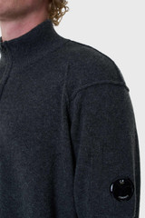 C.P. Company Knitwear Polo Collar  19CMKN709A-110149A Dark Shadow