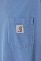 Carhartt WIP S/S Hudson Pocket T-Shirt 1YI.5F Sorrent chalk wash