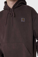 Carhartt WIP Hooded Vista Sweat Cotton I029523 33H.GD Pallisander garment
