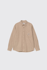 Carhartt WIP Edgar Shirt LS 3D5.XX Peanut