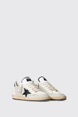 Golden Goose Ball Star Net Upper  GMF00117.F003215 Light Silver/Black/White/Silve