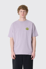 New Amsterdam Surf Association Logo Tee 2502061002 Sea Fog/Moss/Purple