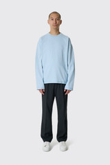 New Amsterdam Surf Association Logo Line Longsleeve 2502086002 Denim Blue/White