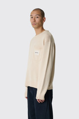 Bram's Fruit Distressed Chest Pocket Knit 931 Beige