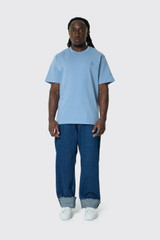 JW Anderson Anchor Embroidery T-Shirt Steel Blue 
