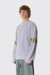NASA Name Crew Knit Sea Fog/Moss