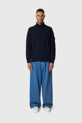 Stone Island 5100040 LS Polo V0020 Navy Blue