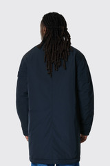 Stone Island 7100007 Long Coat V0020 Navy Blue