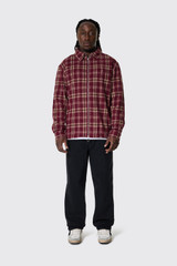 Sabbatical Salvatore Flannel Shirt FW25-SAB07 CAB Cabernet