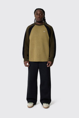 Obey Raglan Crewneck Sweater MMG Mermaid green multi