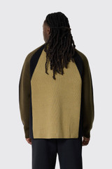 Obey Raglan Crewneck Sweater MMG Mermaid green multi